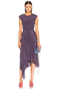 Sies Marjan Anita Asymmetrical Dress In Purple