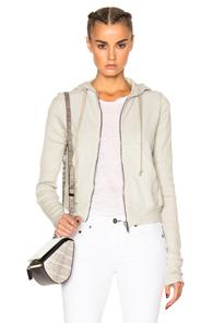 Drkshdw By Rick Owens Regular Hoodie Sweatshirt In Neutrals