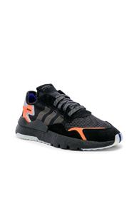 Adidas Originals Nite Jogger In Black,orange