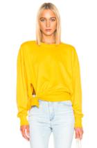 Ag Adriano Goldschmied Kylan Sweatshirt In Yellow