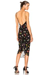 Sandy Liang Harper Dress In Abstract,black