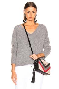 John Elliott Cobalt Alpaca Sweater In Gray