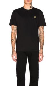 Versace Basic Medusa Tee In Black