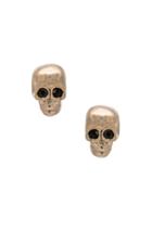 Givenchy Skulls Earrings In Metallics