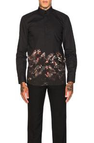Givenchy Printed Shirt In Black