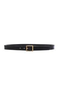 Frame Denim Le Slim Heritage Belt In Black