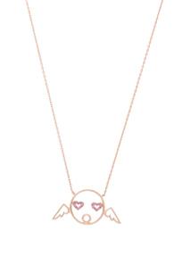 Ruifier Cupid Pendant Necklace In Metallics