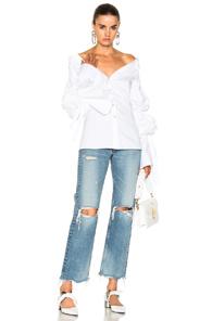 Caroline Constas Margaret Blouse In White