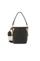 Chloe Mini Roy Calfskin Bucket Bag In Black