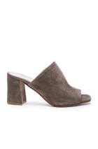 Maryam Nassir Zadeh Suede Penelope Mules In Gray