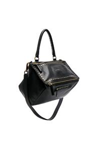 Givenchy Medium Smooth Leather Studded Pandora In Black