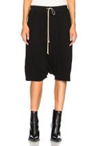 Drkshdw By Rick Owens Pod Short In Black