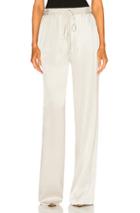 Sablyn Victoria Silk Pants In Gray
