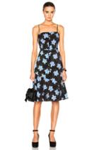 Suno Flare Hem Tank Dress In Blue,floral