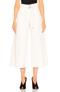Maison Margiela Cotton Linen Pants In Neutral,white