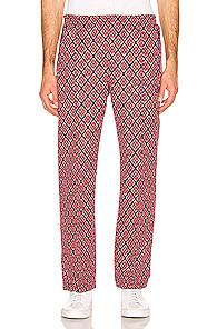 Needles Track Pant In Abstract,red
