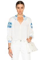 The Great Traveler Top In White,blue