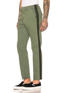 Mother The Shaker Prep Trouser In Green