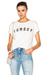 Amo Tomboy Tee In White