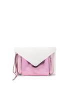 Maison Margiela Dual Clutch In White,pink,metallics