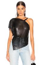 Fannie Schiavoni Chloe Top In Black,metallic