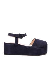 Maryam Nassir Zadeh Tine Platform Sandal In Blue