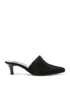Maryam Nassir Zadeh Suede Andrea Mules In Black