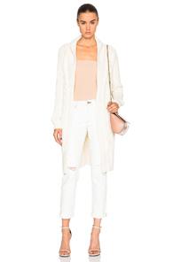 Prabal Gurung Wool Cashmere Cardigan In Neutrals