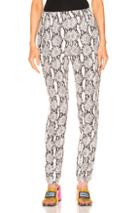 A.l.c. Elijah Snake Print Pant In Animal Print,neutral