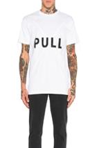Kenzo Drawstring Pull Tee In White