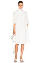 Ryan Roche Silk Mini Dress In White