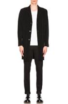 Issey Miyake Homme Plisse Coat In Black