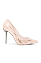 Sophia Webster Coco Flamingo Leather Heels In Metallics