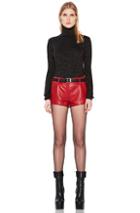 Saint Laurent Rive Gauche Belt In Black