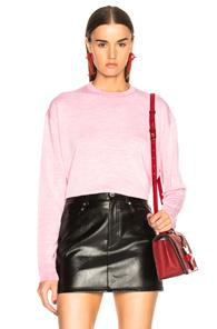 Acne Studios Finola Two Tone Sweater In Pink