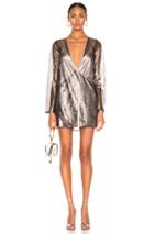 Atoir For Fwrd One Of These Nights Dress In Metallic,stripes