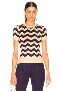 Joostricot Crew Neck Tee In Abstract,metallic,purple
