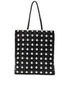 Alexander Wang Dome Stud Cage Shopper In Black