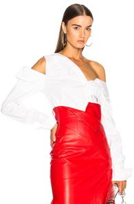 Monse For Fwrd Cotton Shirt In White