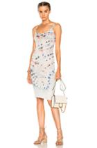 Raquel Allegra Layering Tank Dress In Blue,ombre & Tie Dye,pink,white
