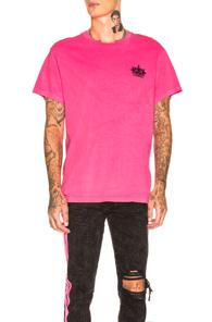 Amiri Five Star Tee In Pink