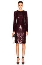 Givenchy Sequin Dress In Red,purple