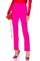 Oscar De La Renta Skinny Trousers In Pink