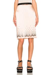 Alexander Wang Nailhead Slip Skirt In Pink