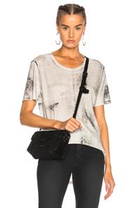 Raquel Allegra Men's Tee In Ombre & Tie Dye,white,gray