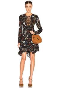 A.l.c. Cynthia Dress In Black,floral