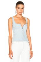 Marques ' Almeida Fitted Corset Top In Blue