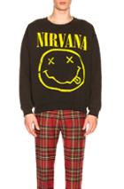 Madeworn Nirvana Sweatshirt In Black