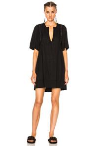 Isabel Marant Etoile Anabel Something Ethnic Dress In Black