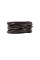 Isabel Marant Caravanes Bracelet In Black,metallics